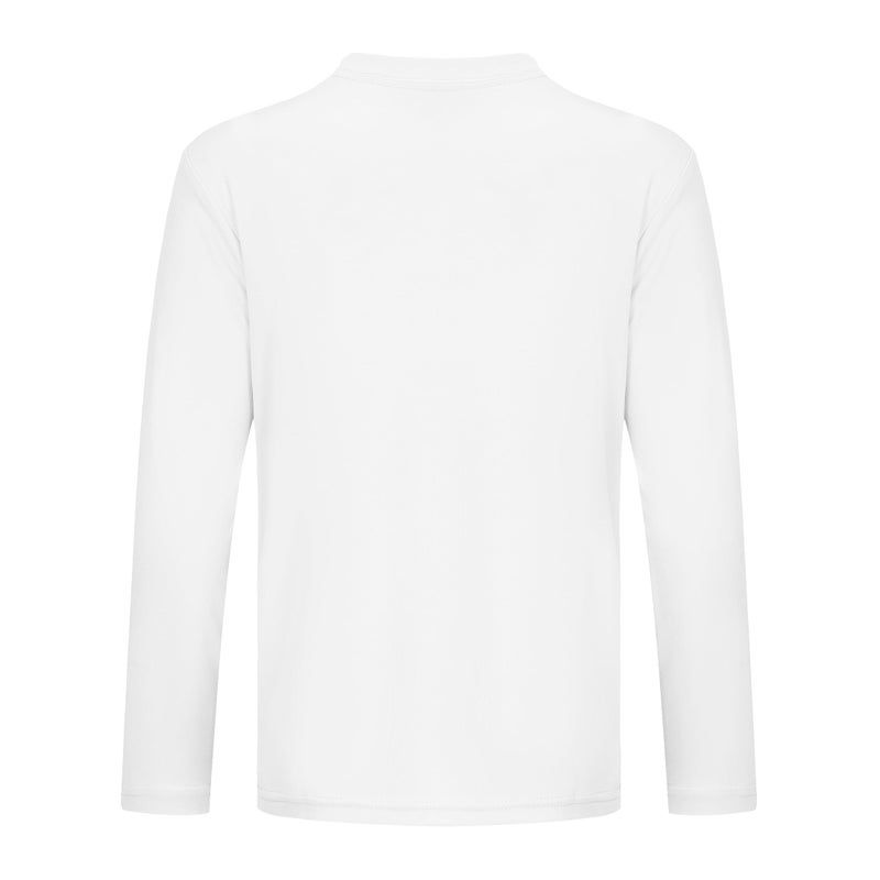 OPNA Youth Athletic Performance Long Sleeve Shirts for Boy's or Girl's â€“ Moisture Wicking,White XS - Image 2